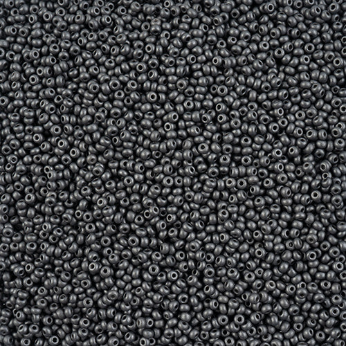 10/0 Preciosa PermaLux Seed Bead Dyed Chalk Gray