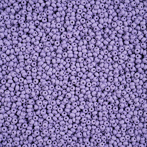 10/0 Preciosa PermaLux Seed Bead Dyed Chalk Lavender Matte