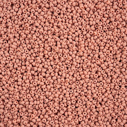 10/0 Preciosa PermaLux Seed Bead Dyed Chalk Light Brown Matte