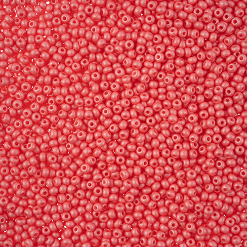 10/0 Preciosa Permalux Seed Bead Dyed Chalk Pink