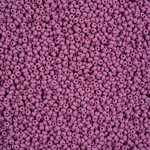 10/0 Preciosa PermaLux Seed Bead Dyed Chalk Purple Matte