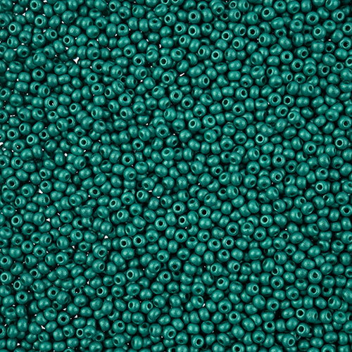 10/0 Preciosa PermaLux Seed Bead Dyed Chalk Sea Green