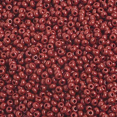 10/0 Preciosa Seed Beads Opaque Light Brown