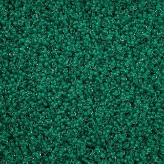 11/0 Preciosa Seed Beads C/L Terra Intensive Dark Green