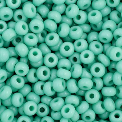 11/0 Preciosa Seed Beads Opaque Turquoise #39410