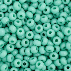 11/0 Preciosa Seed Beads Opaque Turquoise #39410
