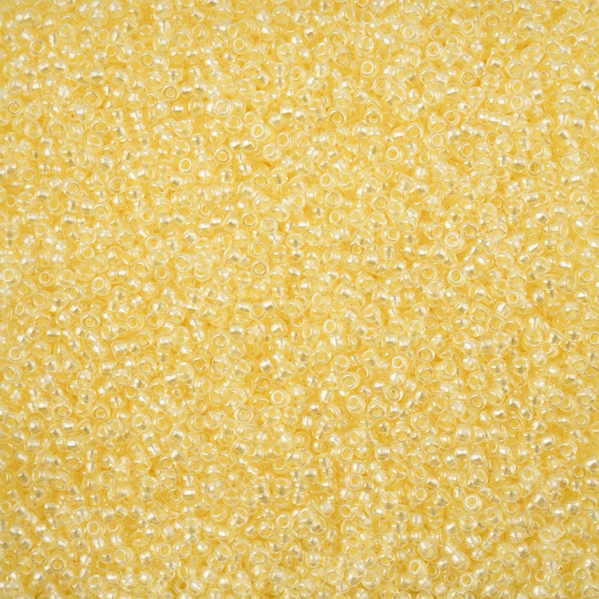 11/0 Preciosa Seed Beads Crystal Terra Light Pearl Lin Luster #39019