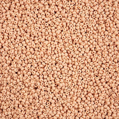 11/0 Preciosa Permalux Seed Beads Chalk Apricot Dyed Matte