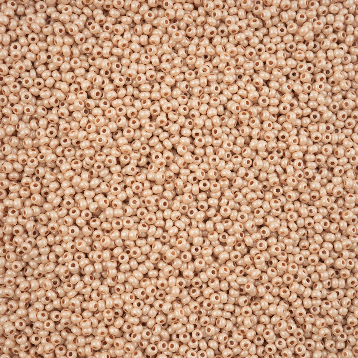 11/0 Preciosa Seed Beads Pearl Beige Chalk Luster Terra #43185