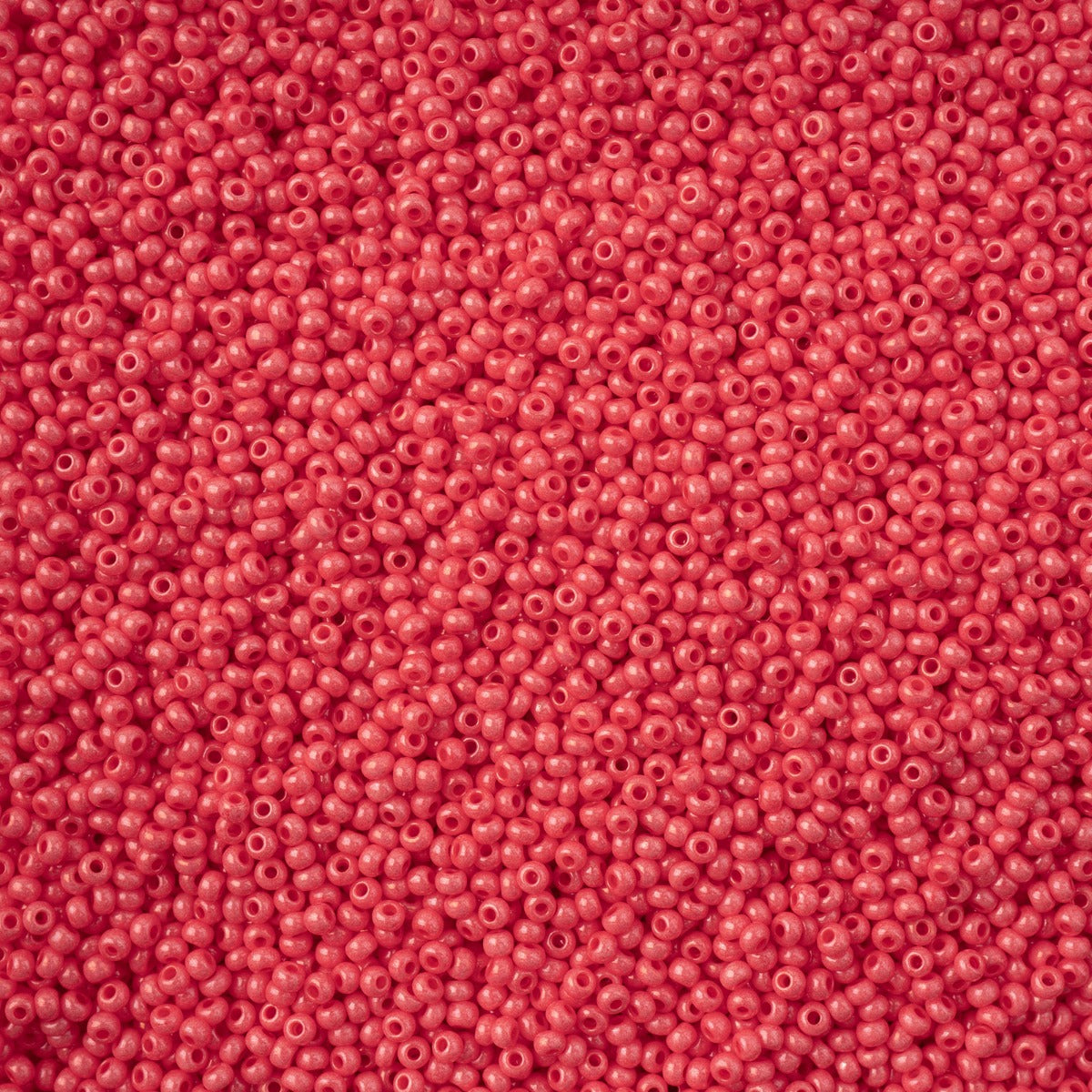 11/0 Preciosa Seed Beads Bright Pink Chalk Sfinx Terra Dyed