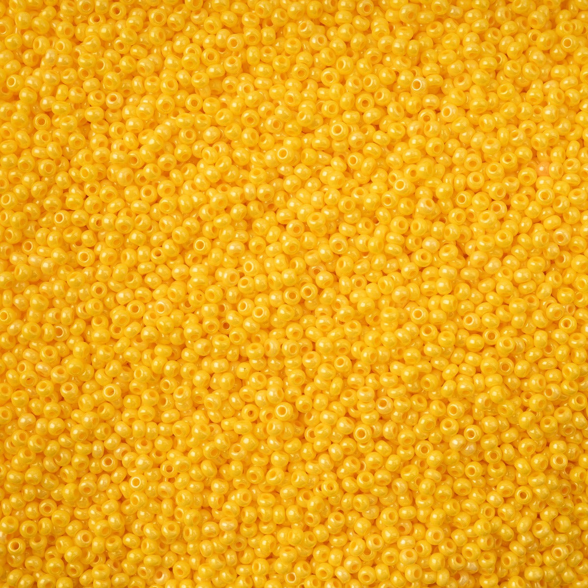 11/0 Preciosa Seed Beads Bright Yellow Chalk Sfinx Terra Dyed