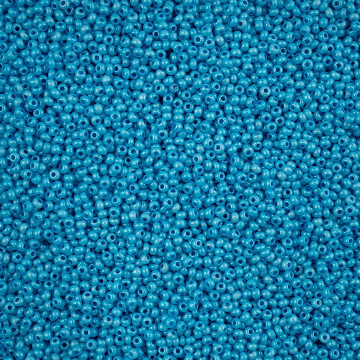 11/0 Preciosa Seed Beads Bright Blue Chalk Sfinx Terra Dyed