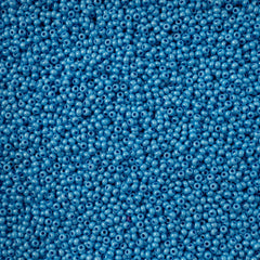 11/0 Preciosa Seed Beads Bright Cornflower Blue Chalk Sfinx Terra Dyed
