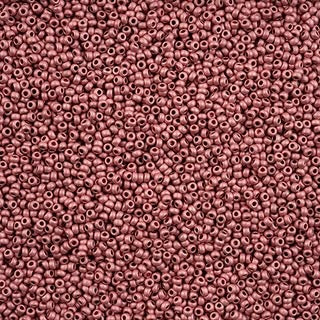 11/0 Preciosa Seed Beads Violet Orchid Terra Metallic Matte #43218