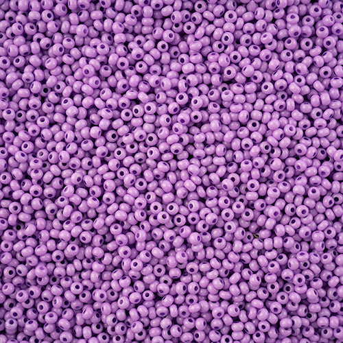 11/0 Preciosa Seed Beads Grape Chalk Dyed Solgel #43242
