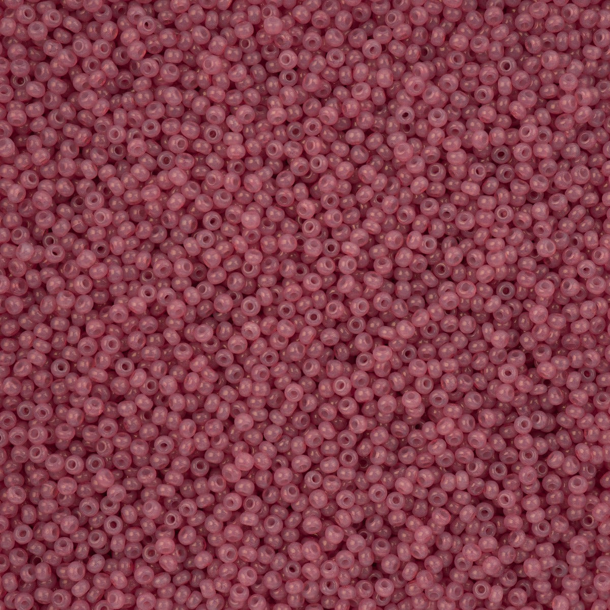 11/0 Preciosa Seed Beads Alabaster Dark Pink Solgel #43260