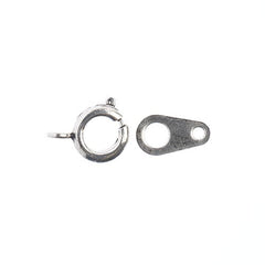 Must Have Findings - Spring Ring Set 7mm Antique Silver 20pcs