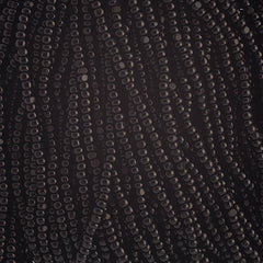 11/0 Charlotte Cut Preciosa Beads #23980 Opaque Black