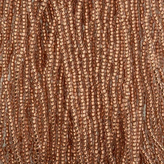 11/0 Charlotte Cut Preciosa Beads Copper Lined Strung