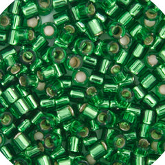 Delica 11/0 RD #0046 Light Green Silver Lined 5.2g Vial