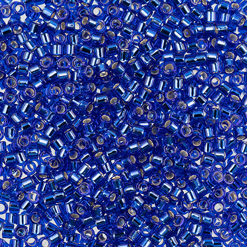 Delica 11/0 RD #0047 Sapphire Silver Lined 5.2g Vial