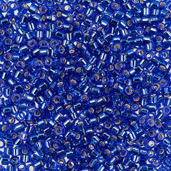 Delica 11/0 RD #0047 Sapphire Silver Lined 5.2g Vial