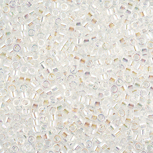 Delica 11/0 RD #0051 Crystal AB 5.2g Vial