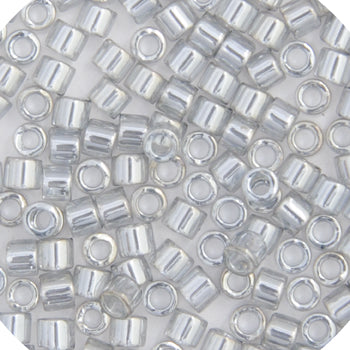 Delica 11/0 RD #0114 Silver Grey Gold Luster 5.2g Vial