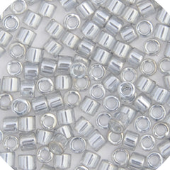Delica 11/0 RD #0114 Silver Grey Gold Luster 5.2g Vial