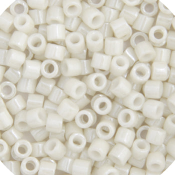 Delica 11/0 RD #0211 Alabaster Glazed Luster 5.2g Vial