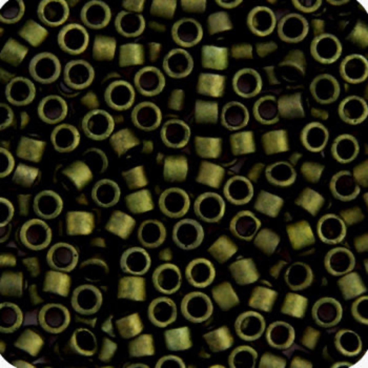 Delica 11/0 RD #0311 Olive Matte Metallic 5.2g Vial