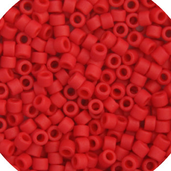 Delica 11/0 RD #0796 Red Matte-Dyed 5.2g Vial