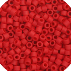 Delica 11/0 RD #0796 Red Matte-Dyed 5.2g Vial