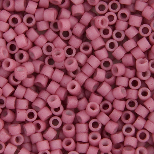 Delica 11/0 RD #0800 Antique Rose Opaque Matte-Dyed 5.2g Vial