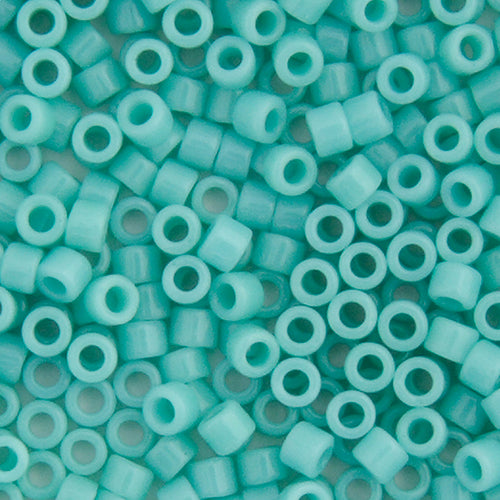 Delica 11/0 RD #1136 Turquoise Sea Opal 5.2g Vial