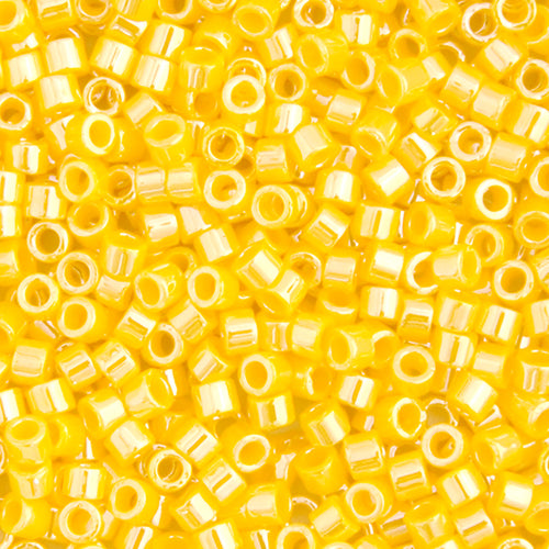 Delica 11/0 RD #1562 Yellow Canary Opaque Luster 5.2g Vial