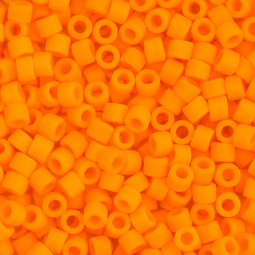 Delica 11/0 RD #1583 Orange Mandarin Opaque Matte 5.2g Vial