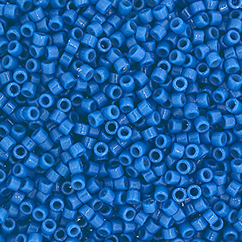 Delica 11/0 RD #2135 Duracoat Opaque Dyed Dusk Blue 5.2g Vial