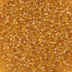 Delica 11/0 RD #2389 Fancy Lined Golden Yellow 5.2g Vial