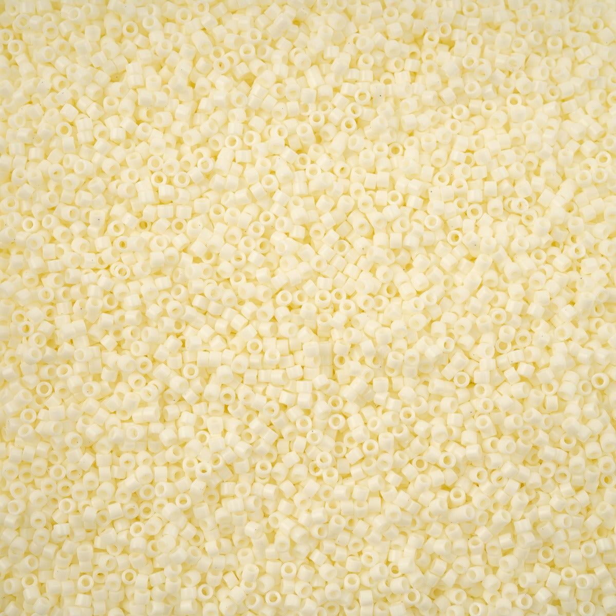 Delica 11/0 RD #2401 Opaque Light Cream Luster 5.2g Vial