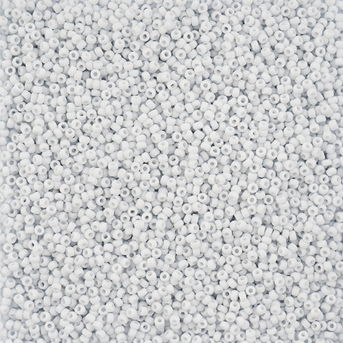 11/0 Miyuki Seed Beads Pale Grey Matte Glazed Luster #2026