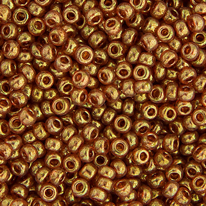 15/0 Miyuki Seed Beads Topaz Gold Luster #0311