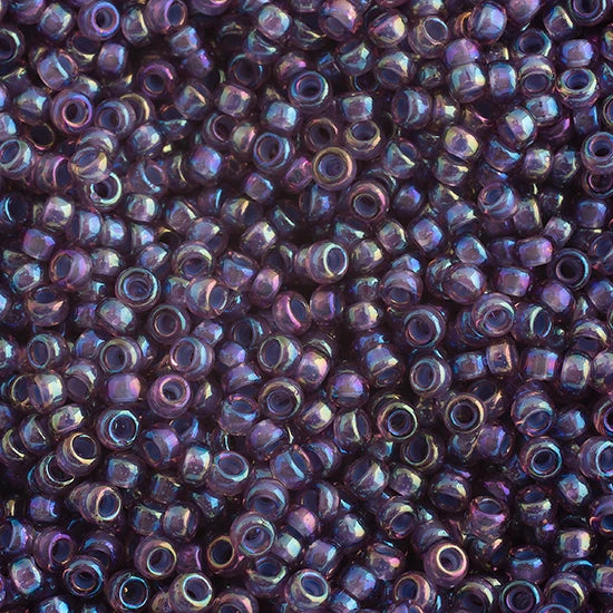 15/0 Miyuki Seed Bead Lined Amethyst AB #0360