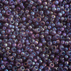 15/0 Miyuki Seed Bead Lined Amethyst AB #0360