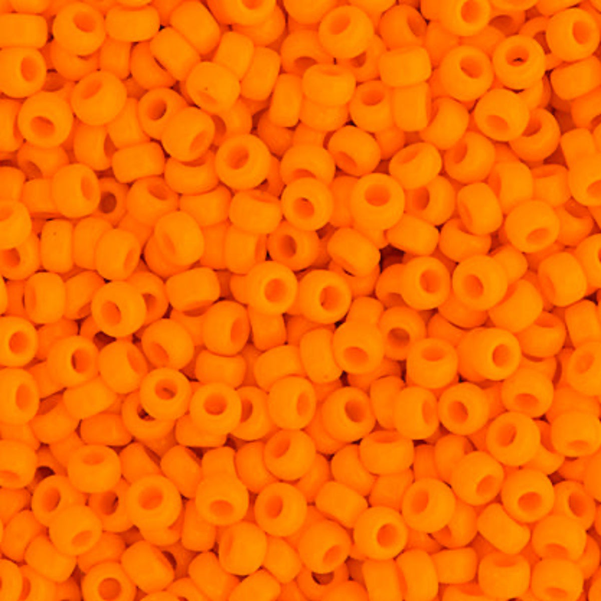15/0 Miyuki Seed Bead Orange Mandarin Opaque #0405