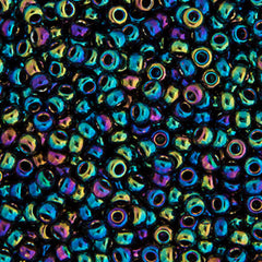 15/0 Miyuki Seed Bead Variegated Iris Metallic #0455