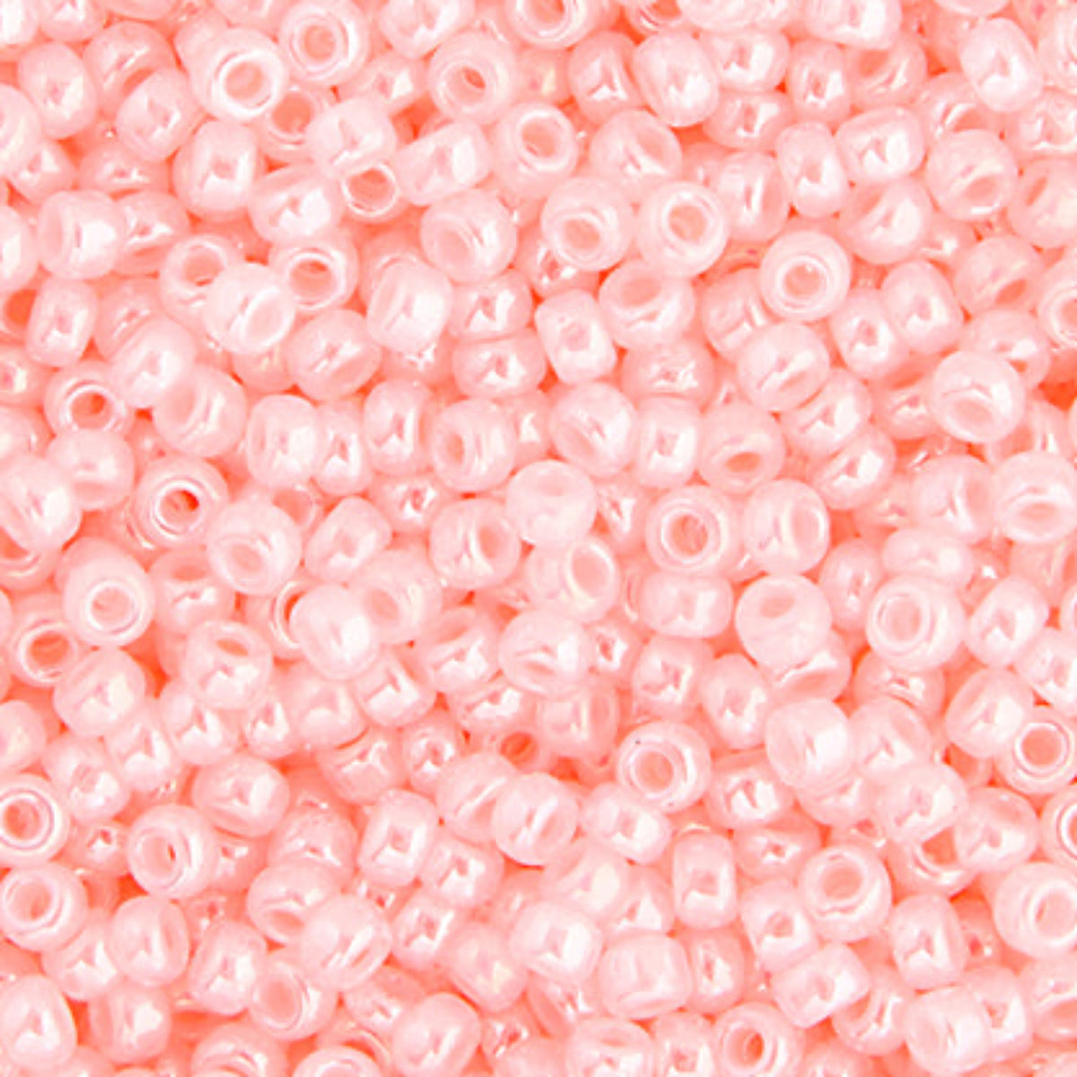 15/0 Miyuki Seed Bead Light Crystal Pink #0517