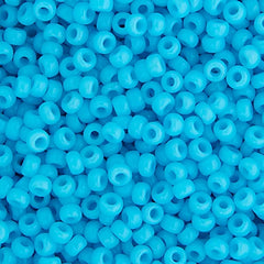 15/0 Miyuki Seed Beads Lt. Blue Opaque #0413