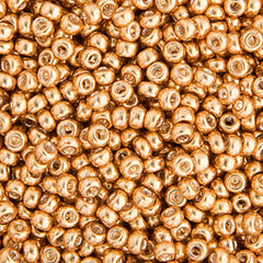 15/0 Miyuki Seed Bead Gold Galvanized #1052