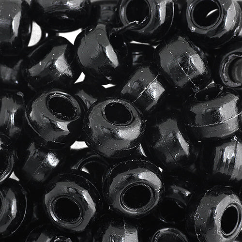 Crow / Pony Beads – 9mm – Multiple Colours (100pcs)